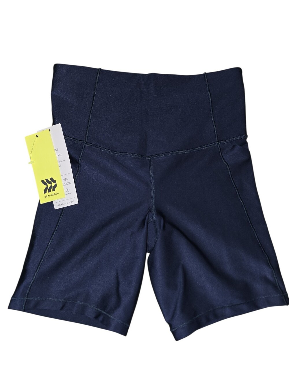 all in motion Navy High-Rise Bike Shorts, 6 Inch, XS, NWT!!!